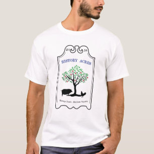 Geschiedenis Acres White Tee Shirt