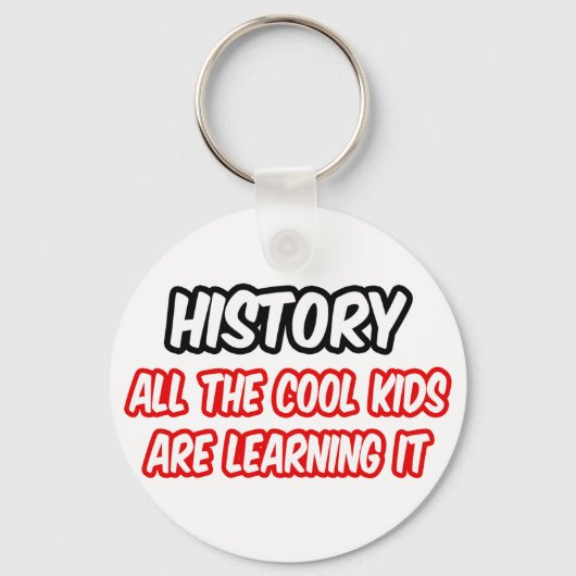 Geschiedenis...Alle Kinderen leren het Sleutelhanger (Voorkant)