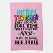 Geschiedenis Alleen voor volledige meertaak Theedoek (Verticaal)