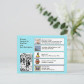 Geschiedenis, Amerika, Mayflower tot Thanksgiving Feestdagenkaart (Staand voorkant)