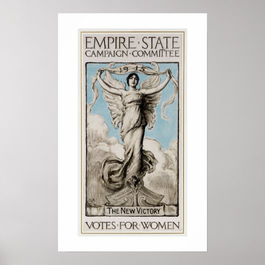 Geschiedenis Amerikaans feminisme 1915 Stemmingen  Poster (Voorkant)