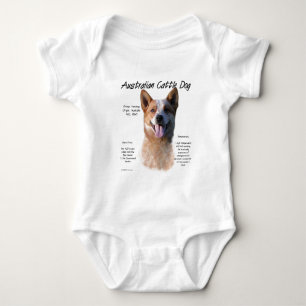 Geschiedenis AustralischCattle Dog (redspec) Romper