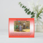 Geschiedenis, bewijs, archeologie briefkaart (Staand voorkant)