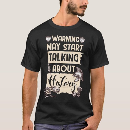Geschiedenis Bezetting Funny Historian T-shirt (Voorkant)