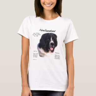 Geschiedenis bij Newfoundland (landseer) T-shirt