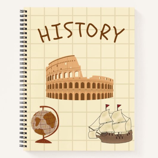 Geschiedenis bruin 🤎📜 notitieboek (Voorkant)