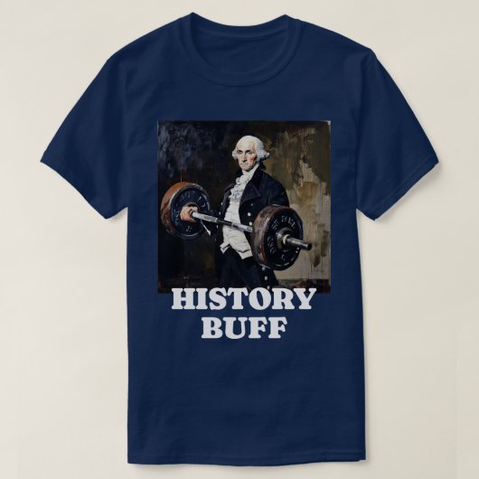 Geschiedenis Buff George Washington T-shirt (Design voorkant)