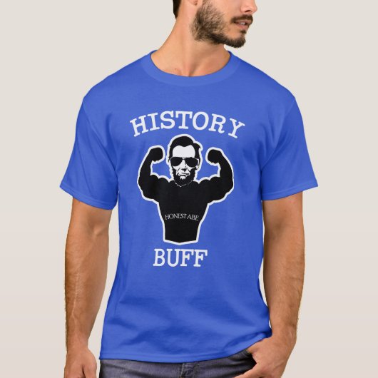 Geschiedenis Buff grappig gezegde Honest Abe Linco T-shirt (Voorkant)