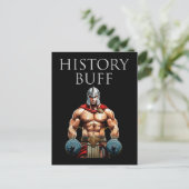 Geschiedenis Buff Roman Centurion Briefkaart (Staand voorkant)