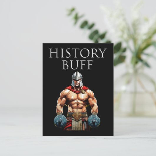 Geschiedenis Buff Roman Centurion Briefkaart (Staand voorkant)