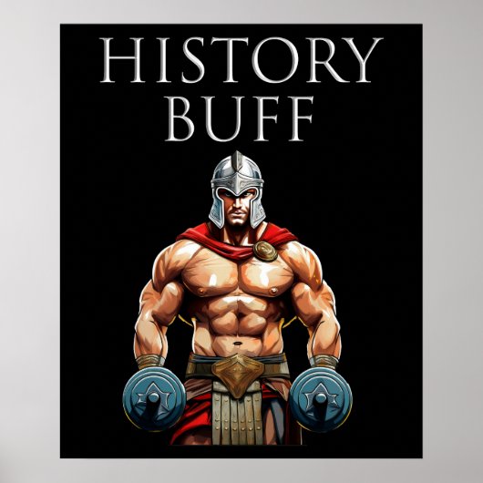 Geschiedenis Buff Roman Centurion Poster (Voorkant)