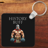Geschiedenis Buff Roman Centurion Sleutelhanger (Achterkant)