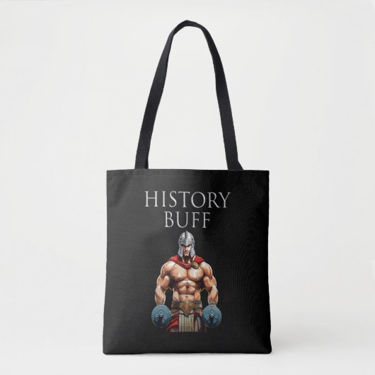 Geschiedenis Buff Roman Centurion Tote Bag (Voorkant)