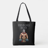 Geschiedenis Buff Roman Centurion Tote Bag (Achterkant)