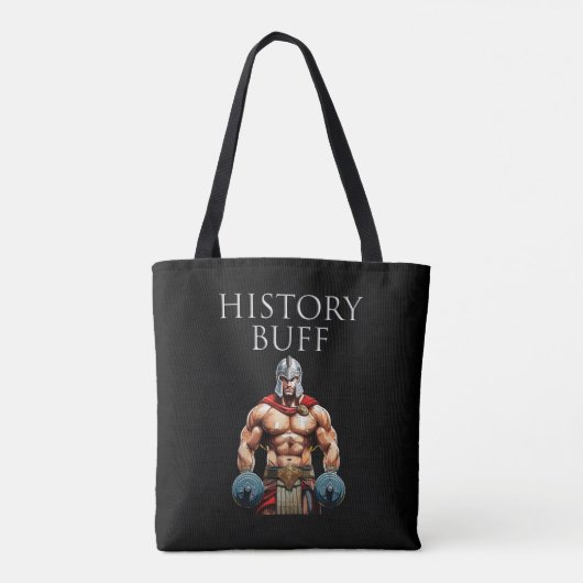 Geschiedenis Buff Roman Centurion Tote Bag (Achterkant)