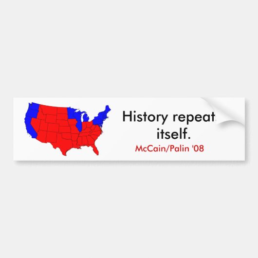 GESCHIEDENIS.. BUMPERSTICKER (Voorkant)