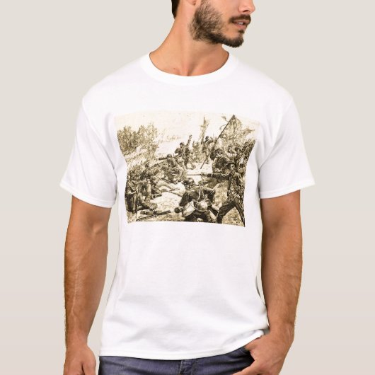 Geschiedenis burgeroorlog Vintage T-Shirt (Voorkant)