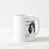 Geschiedenis Engels Springer Spaniel (blk) Koffiemok (Voorkant rechts)