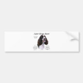 Geschiedenis Engels Springer Spaniel (lever) Bumpersticker (Voorkant)
