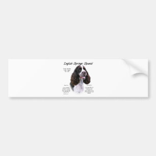 Geschiedenis Engels Springer Spaniel (lever) Bumpersticker