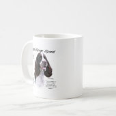 Geschiedenis Engels Springer Spaniel (lever) Koffiemok (Voorkant links)