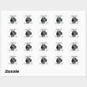Geschiedenis Engelse setter Ronde Sticker (Vel)