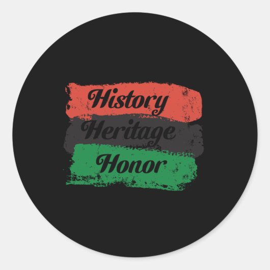 Geschiedenis Erfgoed Eer Sticker (Voorkant)