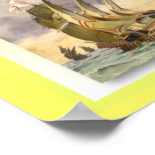 Geschiedenis, Explorers, Vasco da Gama Poster (Hoek)