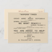 Geschiedenis, Facsimile header van Wipers Times 19 Briefkaart (Voorkant / Achterkant)