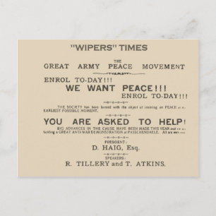 Geschiedenis, Facsimile header van Wipers Times 19 Briefkaart