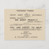 Geschiedenis, Facsimile header van Wipers Times 19 Briefkaart (Voorkant)