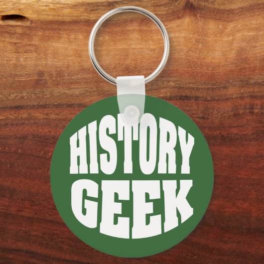 Geschiedenis Geek Funny Sleutelhanger (Voorkant)