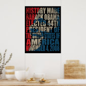 Geschiedenis gemaakt Poster (Keuken)