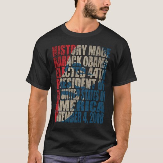 Geschiedenis gemaakt t-shirt (Voorkant)