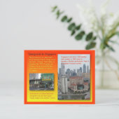 Geschiedenis, geschiedenis, immigranten naar Singa Briefkaart (Staand voorkant)