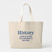 Geschiedenis Grote Tote Bag (Achterkant)