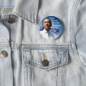 Geschiedenis herkozen President Obama 2012 Ronde Button 5,7 Cm (In situ)