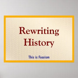Geschiedenis herschrijven poster