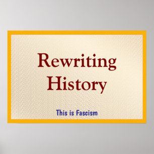 Geschiedenis herschrijven poster