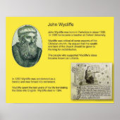 Geschiedenis, Hervorming, John Wycliffe Poster (Voorkant)
