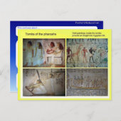 Geschiedenis, het oude Egypte, de Pharohs Briefkaart (Voorkant / Achterkant)