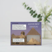 Geschiedenis, het oude Egypte, Pyramiden Briefkaart (Staand voorkant)