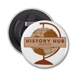 Geschiedenis Hub Hunters Button Flesopener
