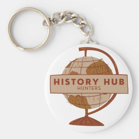 Geschiedenis Hub Hunters Sleutelhanger (Voorkant)