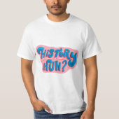 Geschiedenis, Huh rood wit en koningsblauw T-shirt (Voorkant)