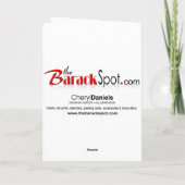 Geschiedenis in Ons Leven (zonsondergang wit huis) Kaart (Achterkant)