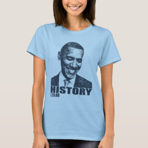 GESCHIEDENIS - Inauguratie Obama 1/20/09 T-shirt