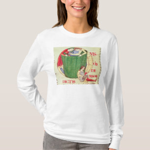 Geschiedenis initiaal "Q" met drapers T-shirt