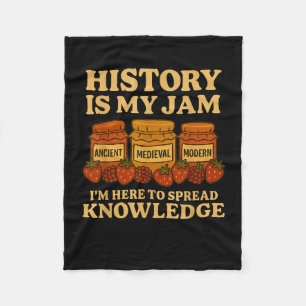 Geschiedenis is mijn jam grappige leraar terug naa fleece deken