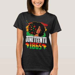 Geschiedenis Juneteenth is mijn Onafhankelijkheids T-shirt